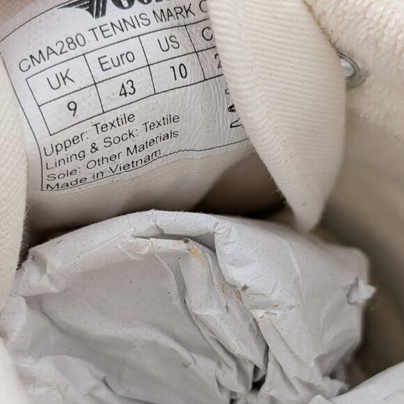 Gola Tennis Mark Cox Sneaker Shoes Lace-Up Men's White/Green Size US10 EU43 - Picture 6 of 11